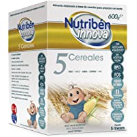 Nutribén Papillas Innova 5 Cereales- Sin aceite de Palma ni azucares añadidos- Alimento Para bebés- Desde Los 5 Meses- 1…
